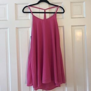Flowy pink dress